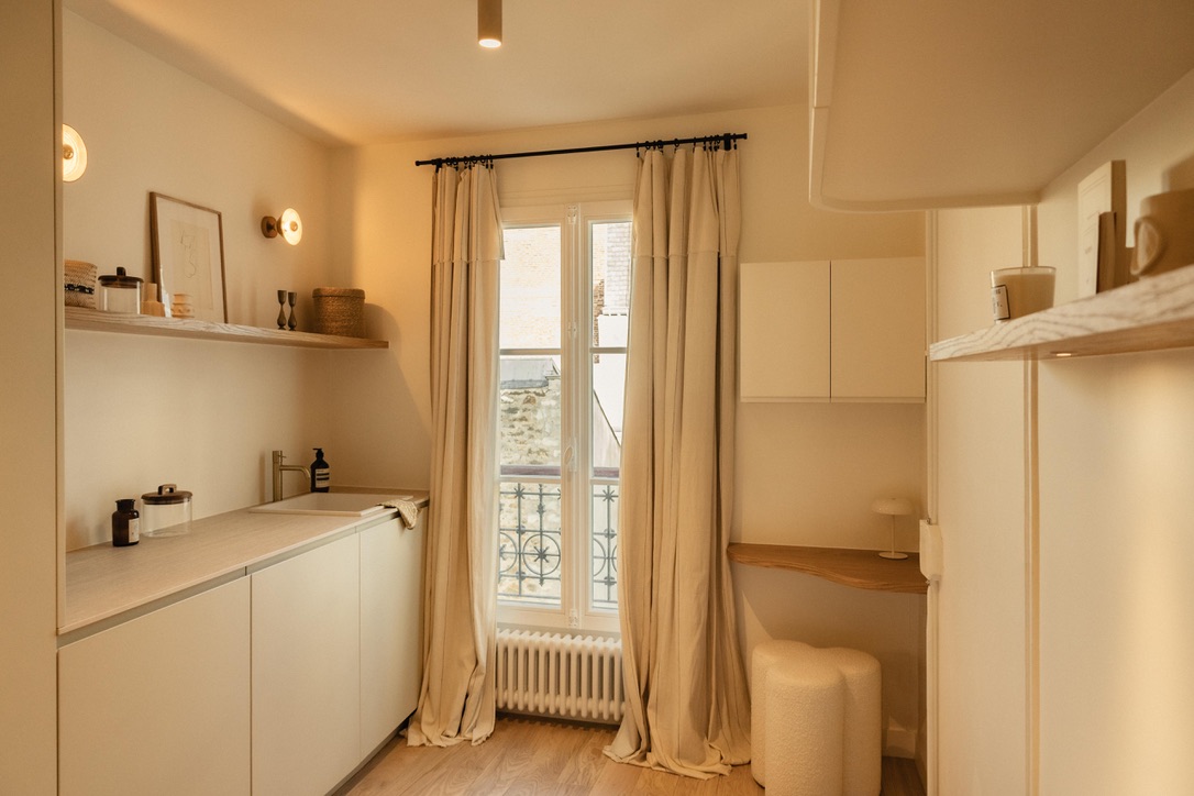 Cuisine et espace de vie de La Capsule